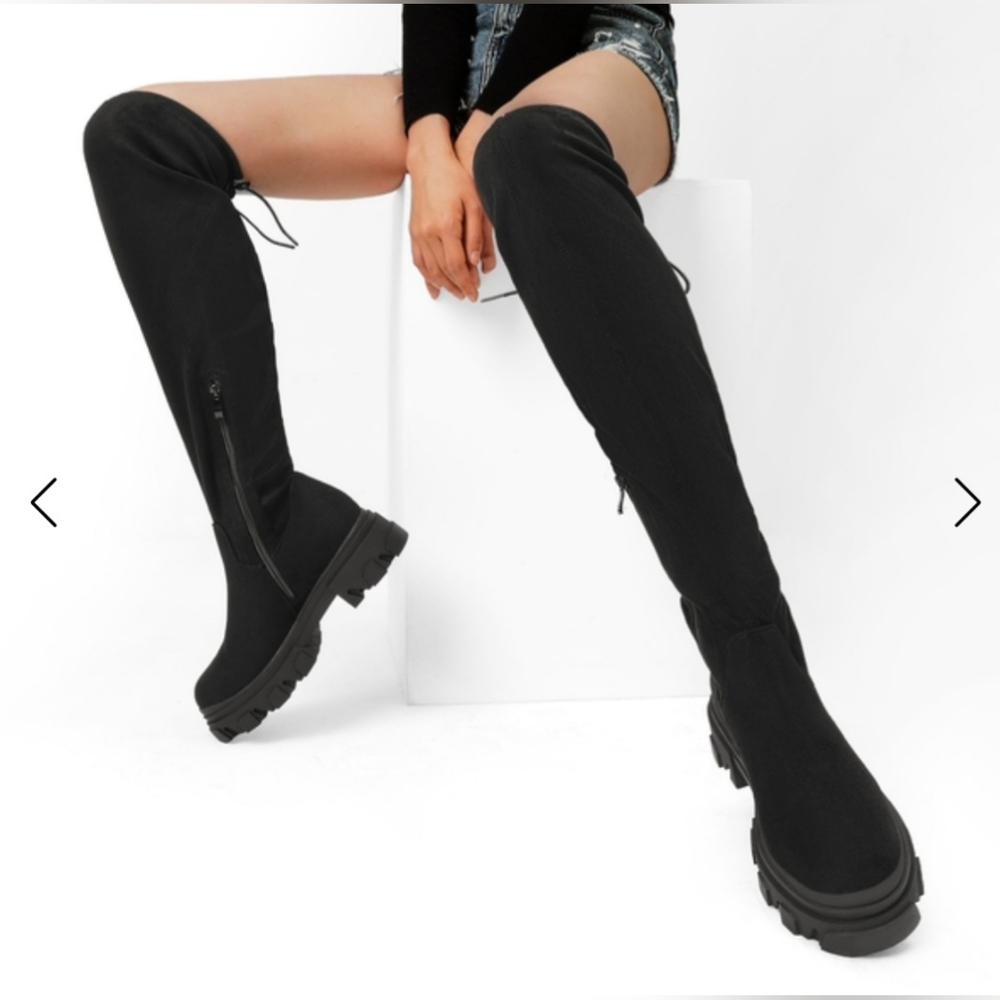 Dream Pairs Ikon Stretchy Over-the-Knee boots Size 9